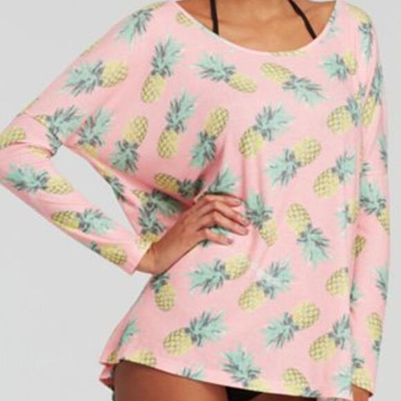 WILDFOX Pineapple Print Swim Cover Up - Picture 4 of 7